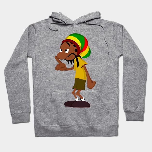 reggae jamaican Hoodie by titiproyek